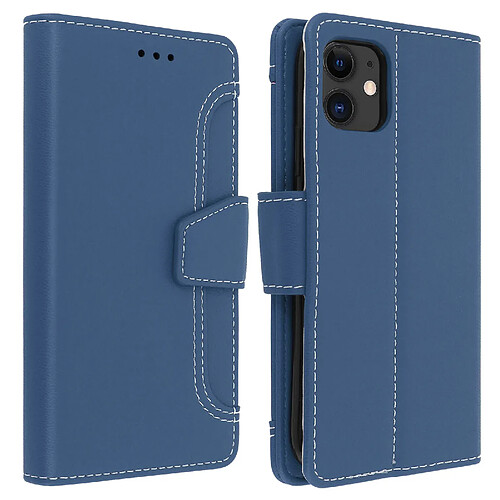 Avizar Housse Apple iPhone 11 Étui Folio Portefeuille Fonction Support bleu