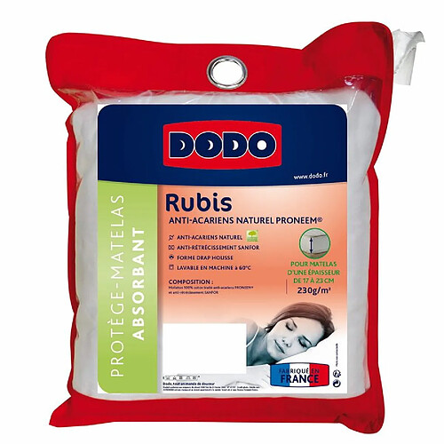 Protège matelas 140x190 cm DODO RUBIS