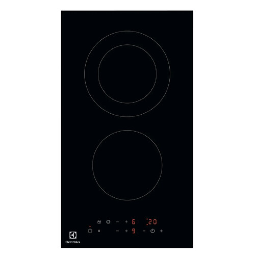 Domino vitrocéramique 29cm 2900w noir - LHR3233CK - ELECTROLUX