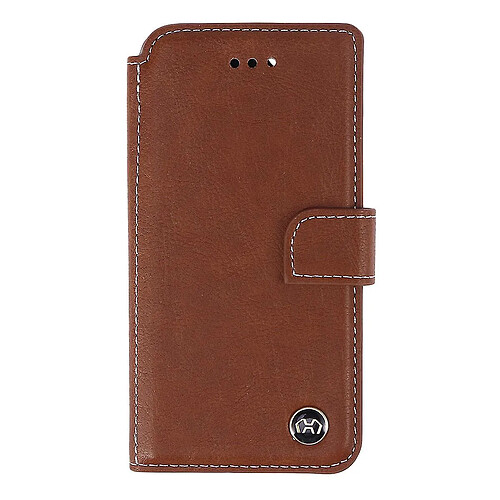 Universal Portefeuille de boîtier de téléphone magnétique en cuir PU Fashion avec un support de protection contre l'emplacement pour l'iPhone 6 (marron)