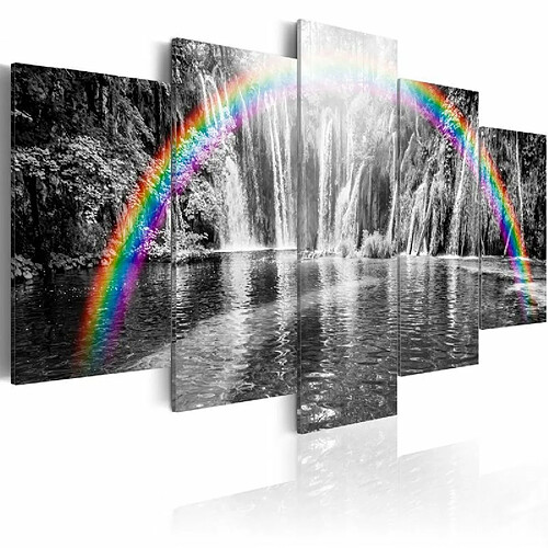 Paris Prix Tableau Imprimé Rainbow on Grays 50 x 100 cm