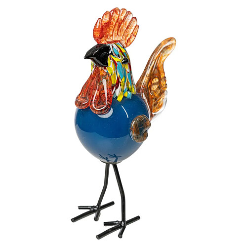 Figurine Décorative Romimex verre Coq