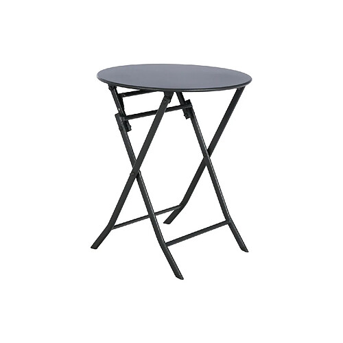 Hesperide Table de jardin pliante ronde Greensboro - 2 Places - Graphite