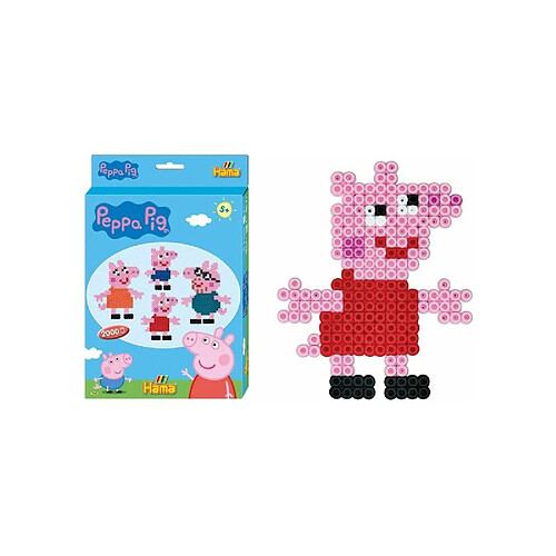 HAMA Perles à repasser midi 'Peppa Pig', coffret cadeau ()