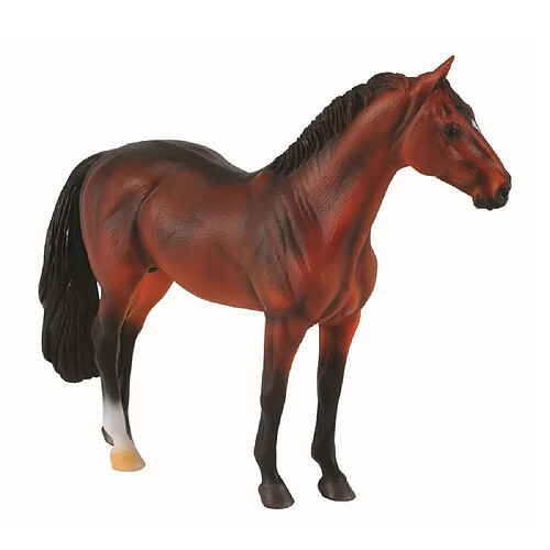 Collecta Hanoverian Stallion Bay Multicolore, 5,7"L x 4,7"H