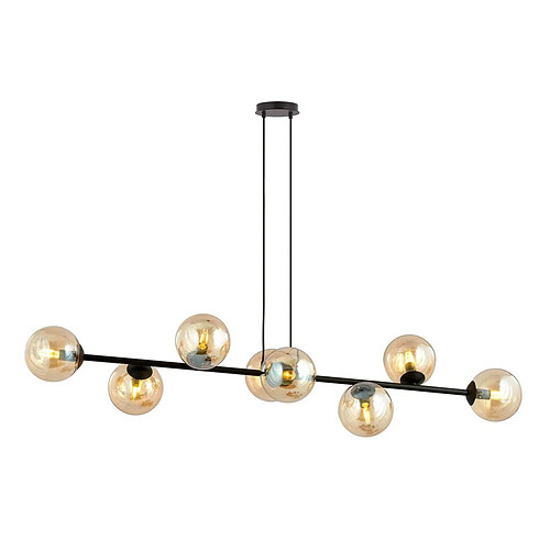 EPIKASA Suspension Rossi, Noir, Acier, 130x100x30 cm