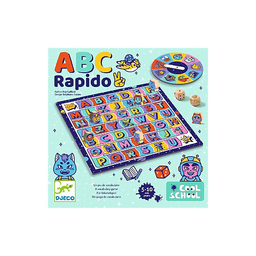 Jeu écriture et lettres Djeco ABC Rapido