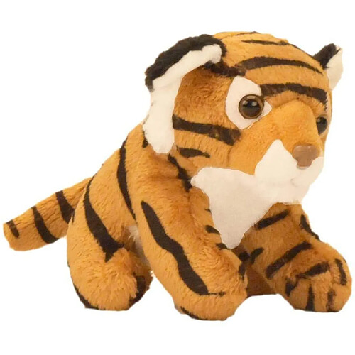 Wild Republic peluche tigre de 15 cm jaune noir