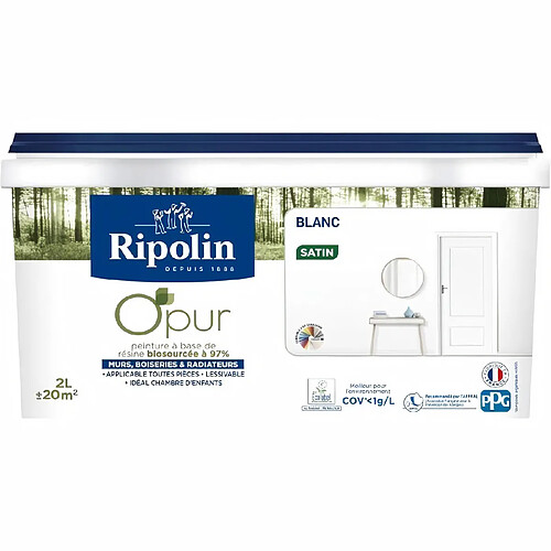 RIPOLIN O'PUR MURS BOISERIES RADIATEURS 2L