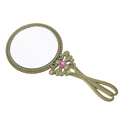 miroir vintage a main rond