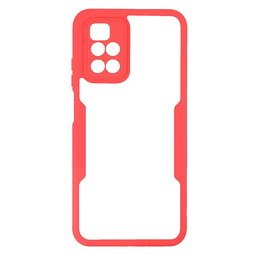 Coque en TPU + acrylique anti-rayures rouge pour votre Xiaomi Redmi 10