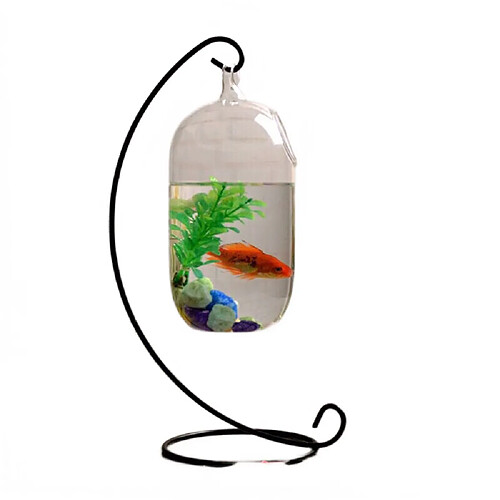 Universal Suspension de 15 cm verre transparent suspendu aquarium bouteille d'infusion aquarium fleurs plantes vase vase pour la décoration de la maison