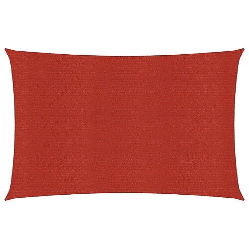 ComfortXL Voile D'ombrage 160 G/m² Rouge 3x4,5 M Pehd