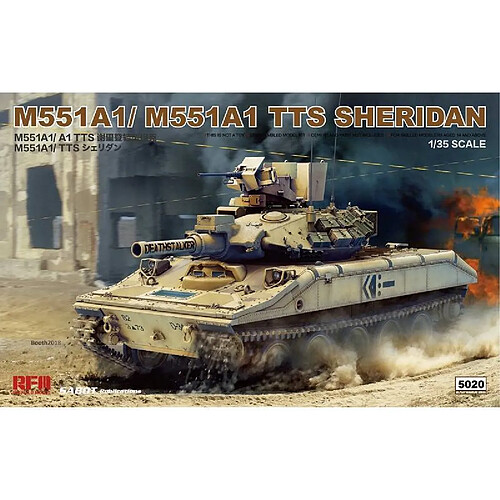 Rye Field Model Maquette Char M551a1/ A1(tts) Sheridan