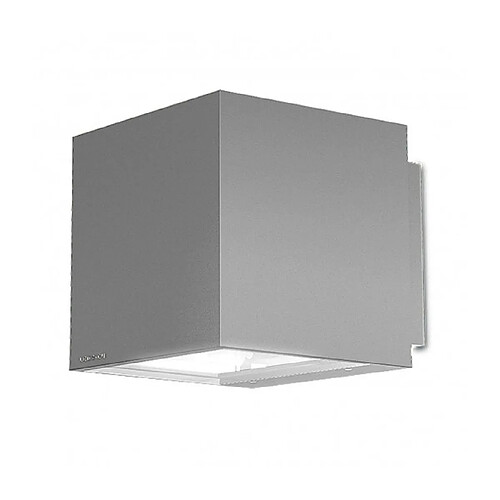 Leds C4 Applique Hid Afrodita, aluminium et verre, gris