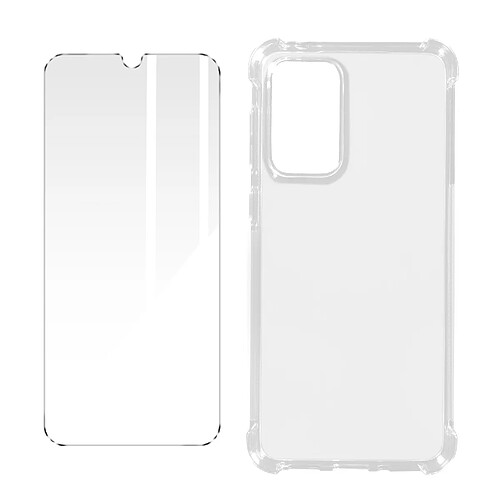 Avizar Pack Protection Samsung Galaxy A33 5G Coque + Verre Trempé Transparent