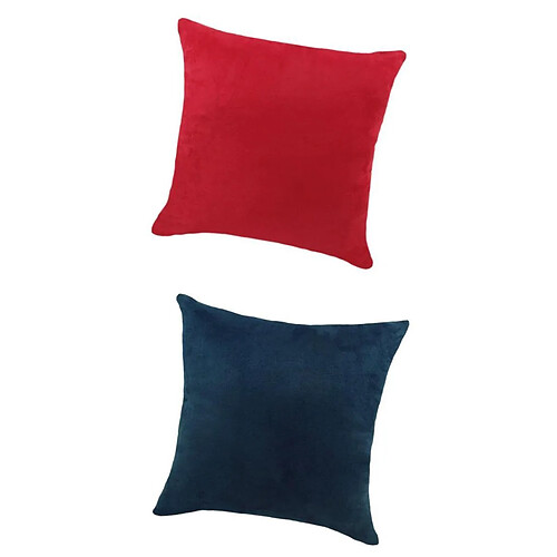 2x Housses De Coussin De Taie D'oreiller Des Deux Côtés Doux Avec