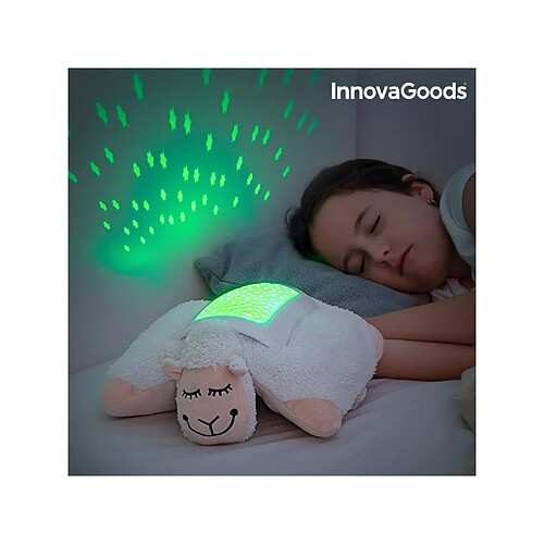 Peluche Projecteur LED d'Étoiles Mouton InnovaGoods