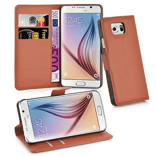 Cadorabo Coque Samsung Galaxy S6 Etui en Brun