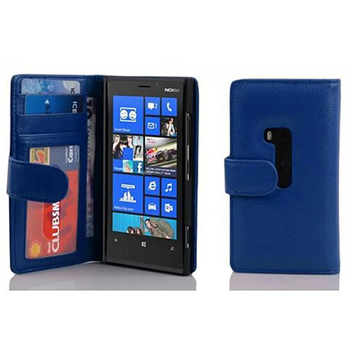 Cadorabo Coque Nokia Lumia 920 Etui en Bleu