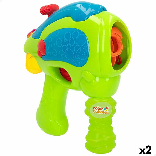 Color Baby Jeu de Bulles de Savon Colorbaby Vert Revolver 118 ml 20,5 x 23,5 x 8,5 cm (2 Unités)