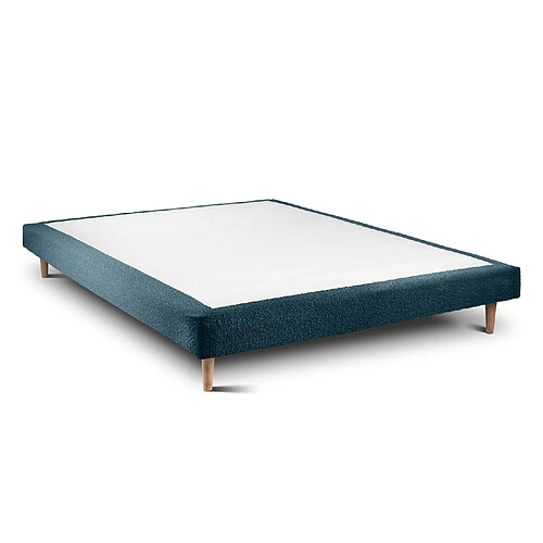 Sommeil de plomb Sommier Tapissier Bouclette Bleu 150x190 H29cm