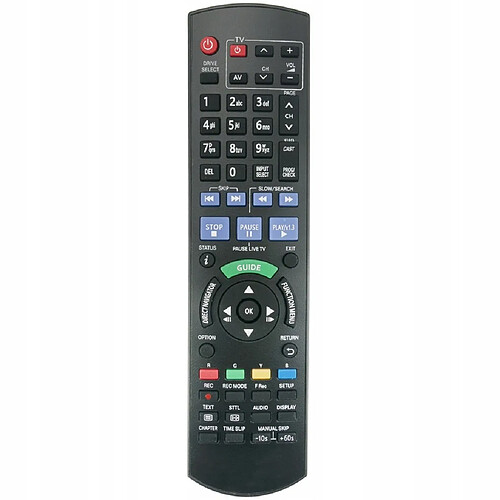 GUPBOO Télécommande Universelle de Rechange Pour Panasonic DMR-ES15 DMR-ES25 DMR-ES25S EUR7659Y1