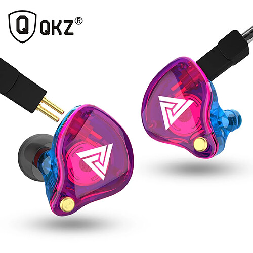 GUPBOO Écouteurs intra-auriculaires QKZ VK4 ZST Pro avec câble détachable