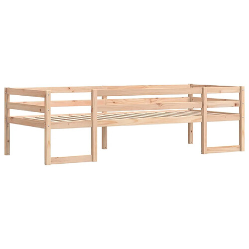 Vidaxl Cadre de lit d'enfant 75x190 cm bois de pin massif