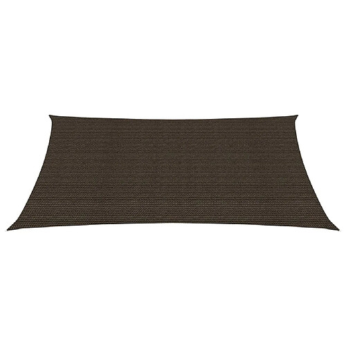 Helloshop26 Voile d'ombrage 160 g/m² 2,5 x 3,5 m PEHD marron 02_0009135