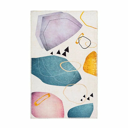 Paris Prix Tapis Tissé à Poils Plats Picassa II Multicolore 160 x 230 cm