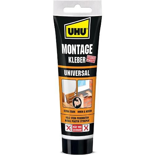 UHU Colle de montage universelle, sans solvants, tube 200 g ()