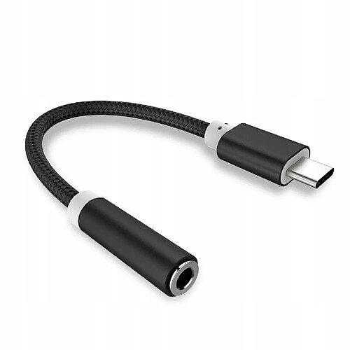 GUPBOO Adaptateur Audio USB-C vers Mini Jack 3.5 AUX Noir,JL1087