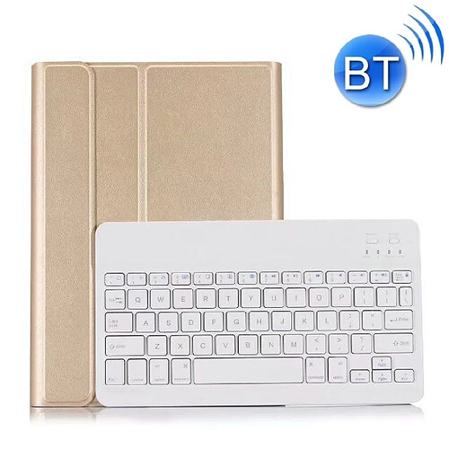 Wewoo Clavier Bluetooth détachable + Etui à rabat horizontal en cuir avec support pour iPad Pro 9,7 pouces, Air, Air 2, 9,7 pouces (2017), 9,7 pouces (2018) (Or)