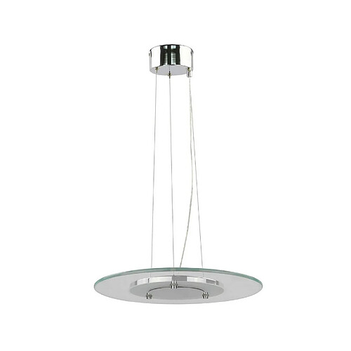 EPIKASA Suspension Minnesota, Blanc, Verre, 45x45x125 cm