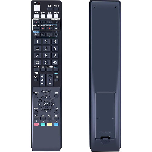 SANAG Telecommande Ga841Wjsa Compatible Avec Sharp Aquos Lcd Tv Lc-32Sh130E Lc-40Le600S Lc-40Lu700E Lc-40Le705S Lc-40Lx812E Lc-46Le822E Lc-46Lx812E Lc-32Lx700Ru Lc-32Lx705E