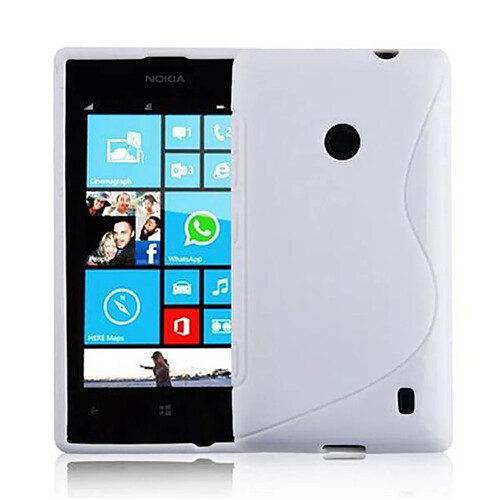 Cadorabo Coque Nokia Lumia 520 / 521 Etui en Blanc