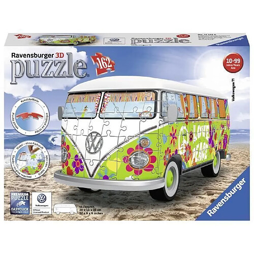 Ludendo Puzzle 3D : Combi T1 Volkswagen - Hippie Style