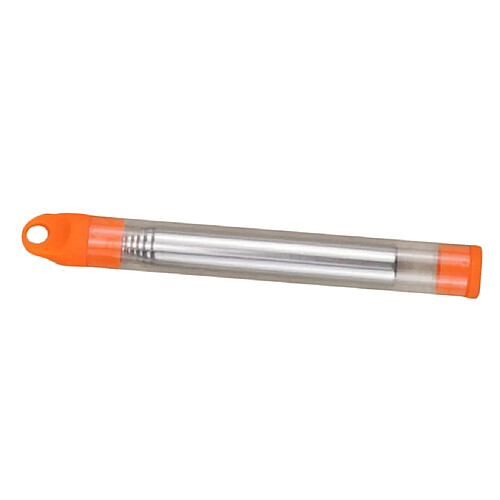 Tube de soufflage de feu pliant télescopique Campfire Builds Tool Orange