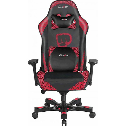 CLUTCH CHAIRZ Pewdiepie ? Chaise de jeu ergonomique, chaises de jeu vidéo, chaise de bureau, chaise haute et coussin lombaire pour bureau d'ordinateur ? Noir ? Série Throttle Seriesk ? Noir ? Série Throttle