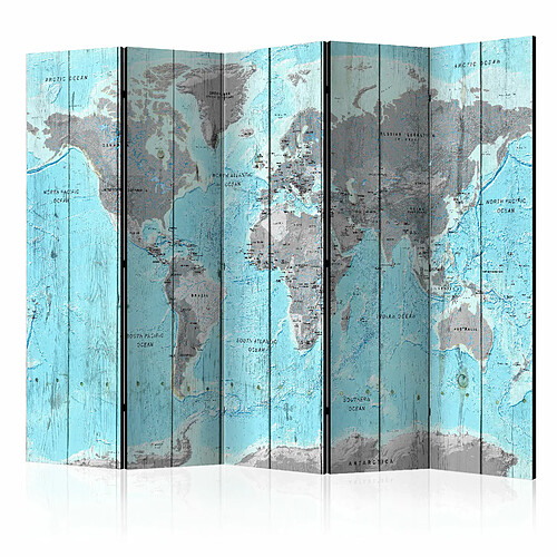 Artgeist Paravent - Wooden Travels [Room Dividers] [225x172]