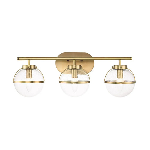 Elstead Lighting Applique murale Salle de bains Hinkley Verre Opale,Acier Laiton Héritage