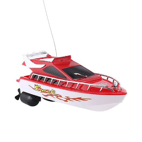 Universal Bateaux rapides Super Mini Télécommande électrique Bateaux rapides 4CH 20M Distance Navire RC Jeux de bateaux Jouets Cadeaux d'anniversaire pour enfants | RC Submarine(Rouge)