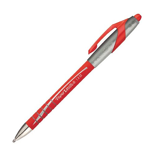 Paper Mate Stylo bille Papermate Flexgrip Elite rétractable 1,4 mm - rouge