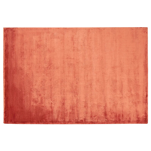 Beliani Tapis en viscose orange 140 x 200 cm GESI II