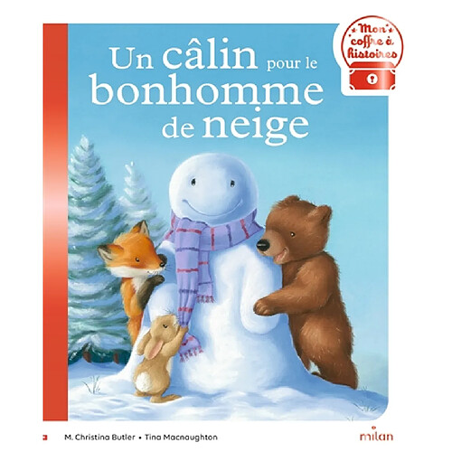 Un câlin pour le bonhomme de neige