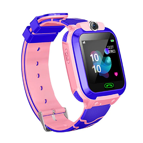 Universal Montres intelligentes pour enfants Téléphones Montres intelligentes pour enfants LBS Localisation Carte SIM Appel Baby Watch Tracker Accessoires intelligents pour garçons et filles | Montres intelligentes (rose)