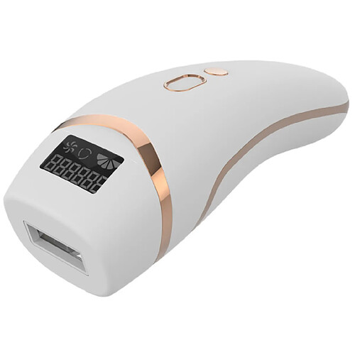 Chrono Épilateur IPL pour femmes, système d'épilation à 999 999 flashs, machine à cheveux permanente, 2 modes de flash et 5 intensités lumineuses pour le corps, le visage et les aisselles(Blanc)