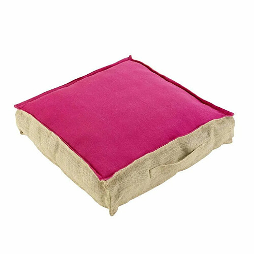 Paris Prix Coussin de Sol Jute Belita 45x45cm Framboise