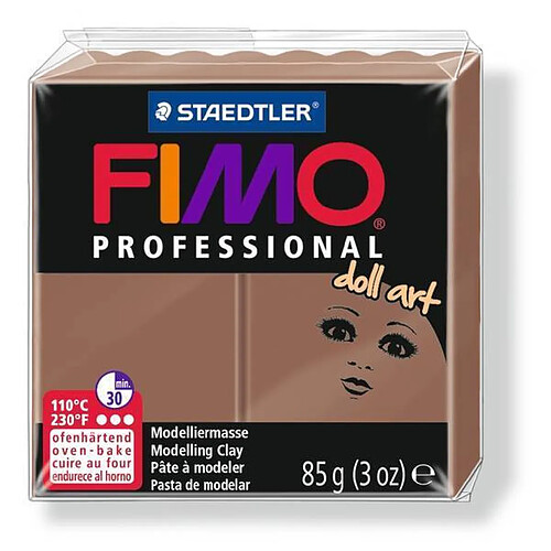 Pâte Fimo Professional 85 g Doll Art Noisette Nougat 8027.78 - Fimo